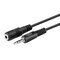 Insten 3.5mm Audio Cable Male to Female 12ft Stereo Extension Cable Cord 12" for Apple iPhone 6 Plus 6S Plus 5S iPod iPad / Samsung Galaxy S9 S9+ Plus S8 S8+ iPad Mini 5 iPad Air 2019
